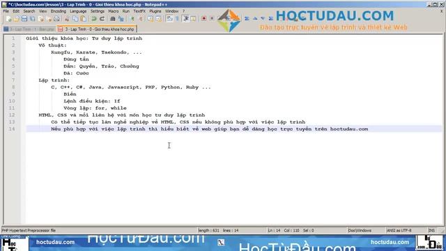 Tư Duy Lập Trình, nền tảng lập trình C, C++, C#, Java, Javascript, PHP, ASP, ASP NET YouTube смотреть онлайн