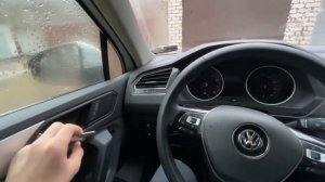 Штатная сигнализация на Volkswagen Tiguan Winter Edition