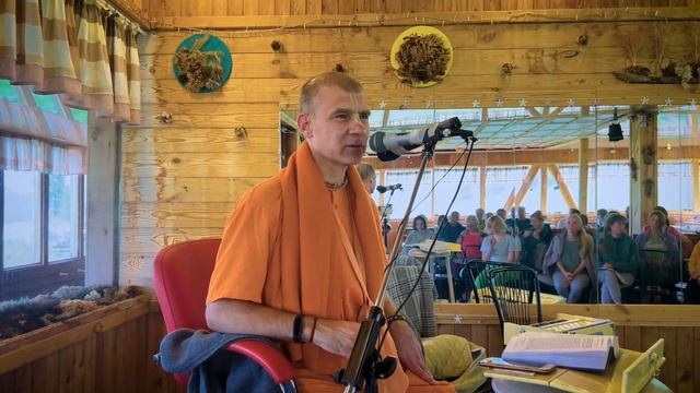 Семинар "Победа над гордыней". Часть 2. БГ 15.5. Ергаки. 21.07.2023 | Бхакти Расаяна Сагара Свами смотреть онлайн