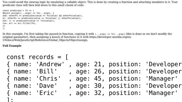 Code Review: Emulate Java 8 predicate chaining in JavaScript (2 Solutions!!) смотреть онлайн