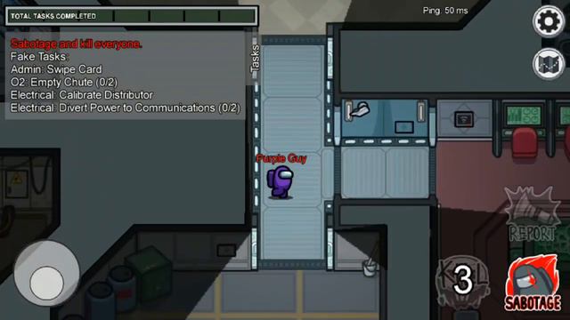 Among Us Purple Guy смотреть онлайн