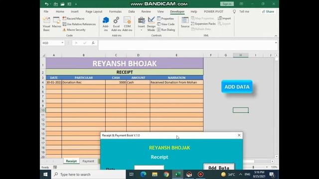 VBA Video Advance Excel ,Receipt & Payment Esy #excel #vba #vb.net #AdvanceExcel смотреть онлайн