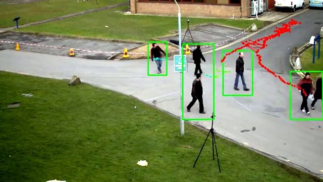 Tracking people on the video stream with OpenCV, Python смотреть онлайн