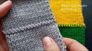 Необычный шов! Соединение деталей крючком по открытым петлям!