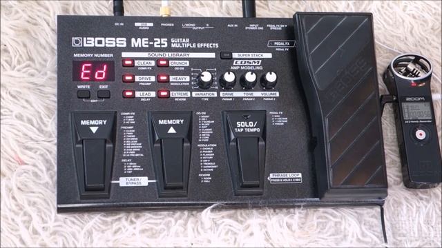 Boss GT1 & Boss ME 25 comparison ,Marshall HiGain смотреть онлайн