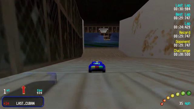 Re-Volt Custom Track Battered Mansion by, benderfan3124, Time Trial Lap смотреть онлайн