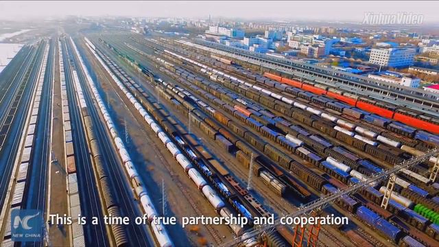 Belt and Road train! China launches direct freight rail service to Riga смотреть онлайн