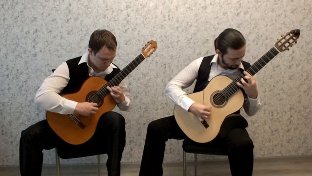 Астурия - Исаак Альбенис (Asturias - Isaac Albéniz) на гитаре. Дуэт гитаристов смотреть онлайн