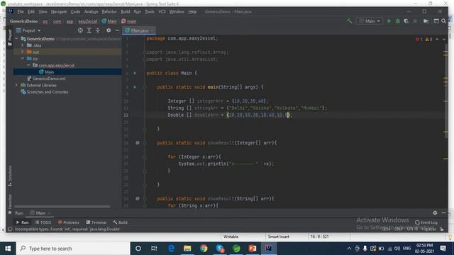 Generics in JAVA смотреть онлайн