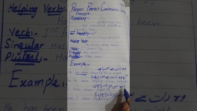 Present Perfect Continuous Tense II Tenses II Simple way to learn tenses II Learn tenses II смотреть онлайн