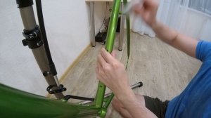 Оклейка велосипеда защитной плёнкой