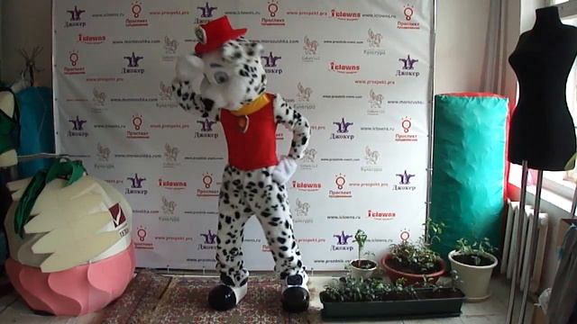 Ростовая кукла Щенячий Патруль Маршал | Изготовление ростовых кукол | iclowns.ru смотреть онлайн