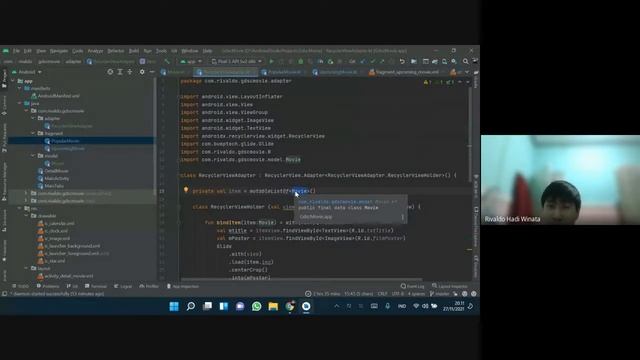 StudyJam Series : Android Part 3 with Rivaldo Hadi W (Membuat Aplikasi ListMovie Kotlin) смотреть онлайн