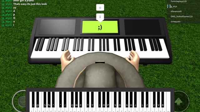 Roblox - how to do megalovania on piano [EASY VERSION] смотреть онлайн