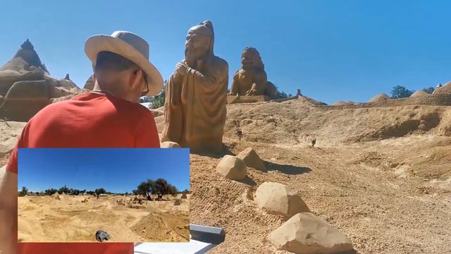 Sand City - Worlds biggest sand sculpture park - Portugal смотреть онлайн