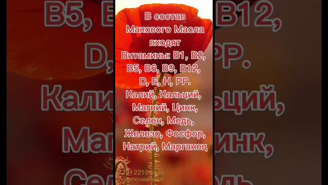 Маковое масло от компании ERSAG - полезно для здоровья! смотреть онлайн