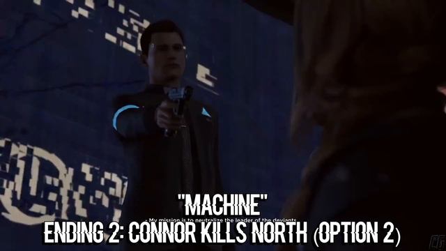 DETROIT BECOME HUMAN - Connor Remains a Machine - ALL ENDINGS смотреть онлайн