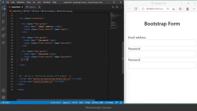 16. Bootstrap Form | تعلم بوتستراب بالكامل | كورس كامل للمبتدئين Bootstrap 5 смотреть онлайн