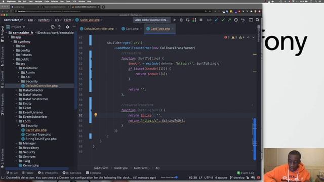 Symfony 5 - DataTransformer смотреть онлайн