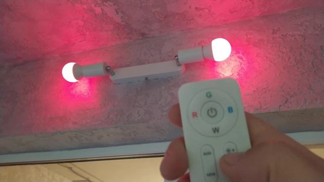 Разноцветное освещение на лоджии.Управление пультом. смотреть онлайн