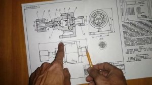 Инженерная графика. 3 урок. Чтение сборочного чертежа