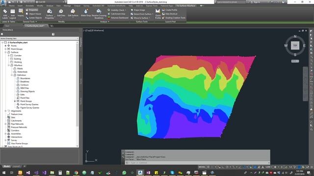 Surface Analysis Training - Civil3D смотреть онлайн