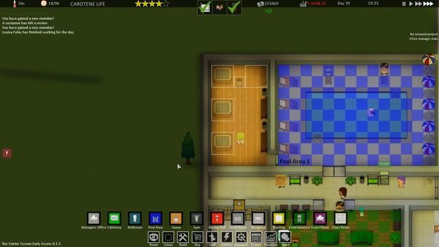 ИГРОВОЙ ЗАЛ И ВИП ЗОНЫ #4 REC CENTER TYCOON ПРОХОЖДЕНИЕ смотреть онлайн