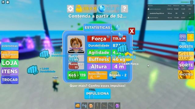 NOOB COM PET BUGADO VS NOOB COM RIBIRTH INFINITO NO MUSCLE LEGENDS - ROBLOX смотреть онлайн
