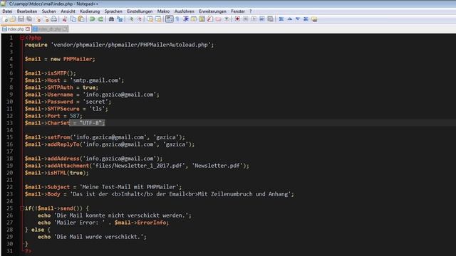 [#49] E-Mail mit PHP versenden (PHPMailer) смотреть онлайн