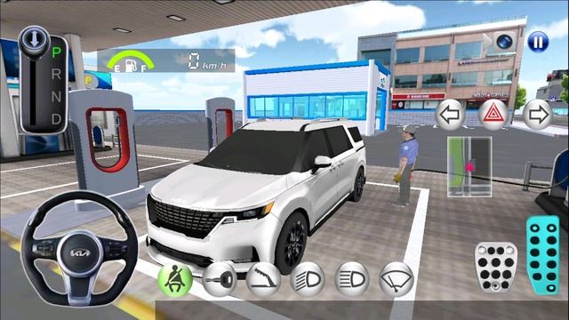 3D Driving Class New Kia Sorento Power Suv Mercedes Parking Practice смотреть онлайн