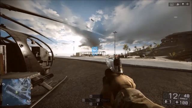 Battlefield 4 TR RendeZook AH-6J Little Bird HQ смотреть онлайн