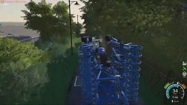 Baling & Collecting Straw. Spreading Lime & Cultivating | Greenwich Valley #16 | FS19 4K TimeLapse смотреть онлайн