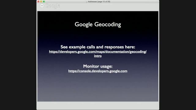 4DMethod #9 | Address validation using Google Maps API and 4D, Brent Raymond смотреть онлайн