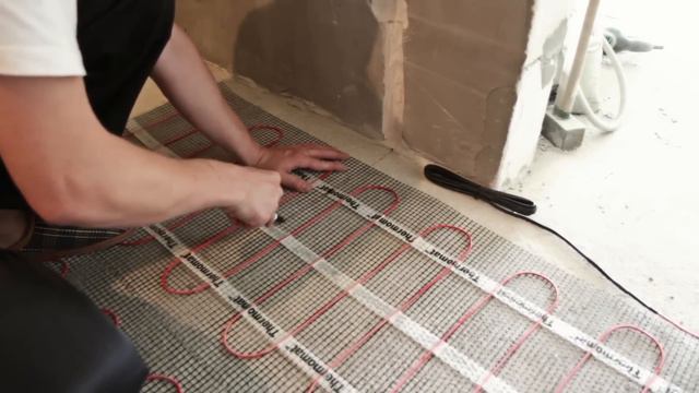 Монтаж теплого пола Thermo в ванной смотреть онлайн