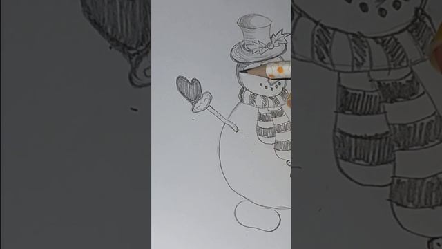 @Школа малювання. малюю сніговика й ялинку, приєднуйтесь! смотреть онлайн