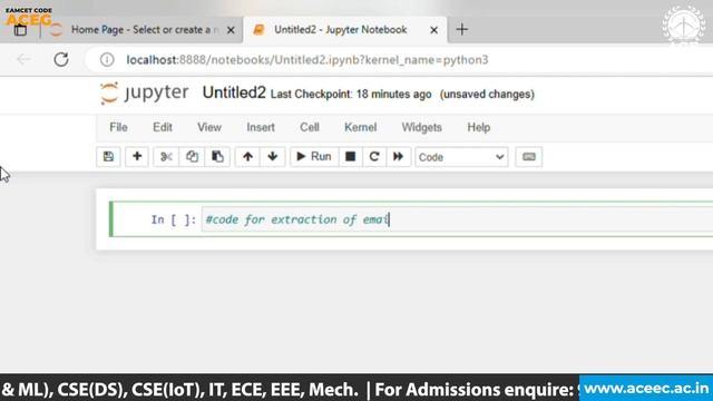Regular Expression - Python - Dept of CSE & CSE (IoT) - ACE Engineering College | ACEG смотреть онлайн