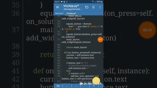 برمجة آلة حاسبة على الهاتف بلغة بايثون مع مكتبة kivy ? смотреть онлайн