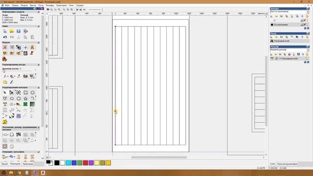 Panel with imitation batten (Made in ArtCAM) / Панель с имитацией вагонки (Делаем в ArtCAM) смотреть онлайн