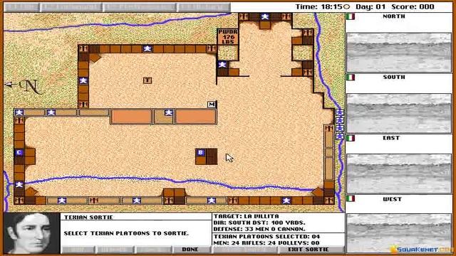 Defend The Alamo gameplay (PC Game, 1994) смотреть онлайн