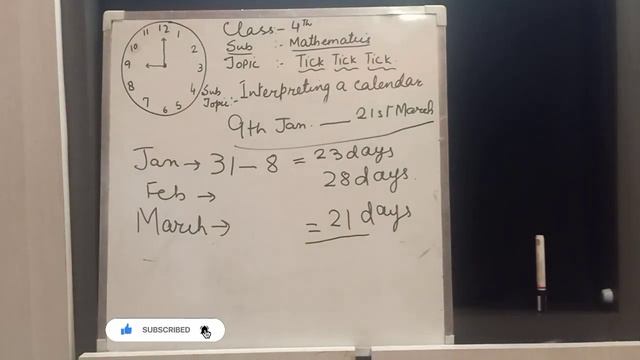 Calculation of days between 2 dates How to write a date Tick Tick Tick Class 4th смотреть онлайн
