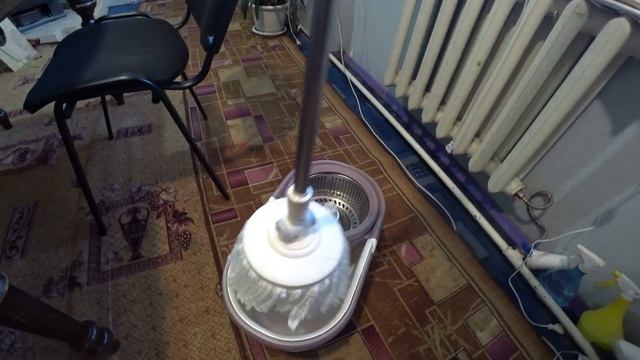 Обзор швабры с центрифугой - очень удобно смотреть онлайн