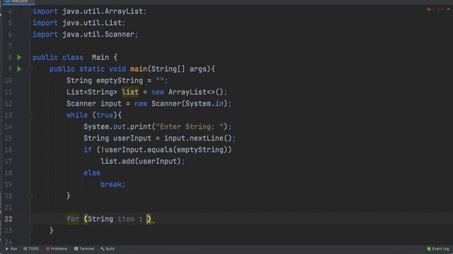 How to terminate a Loop with empty String смотреть онлайн