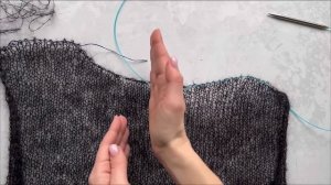 Шик!? Мастер-класс паутинка спицами! Джемпер / платье из кид мохера на любой размер!