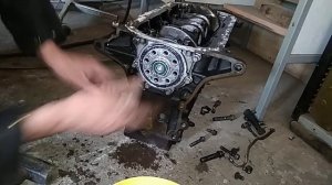 Замена подшипника коленвала туалетной бумагой