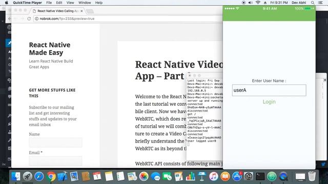 React Native Video Calling App Demo – Part 9 смотреть онлайн