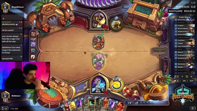 Pocket Galaxy Freeze Mage | Rise of Shadows | Hearthstone | Dekkster смотреть онлайн