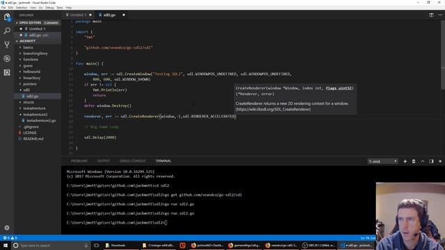 Games With Go EP 06 - SDL2 Setup смотреть онлайн