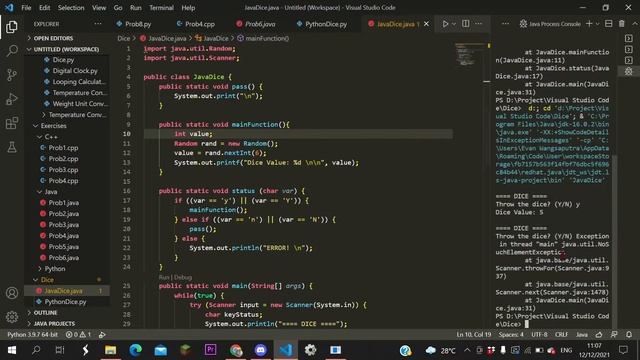 Making Dice in Python3, Java, and C++ смотреть онлайн