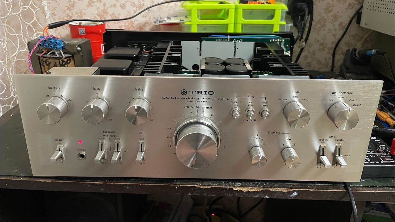Trio ka-7300D профилактика. Часть 4. Финал! Сборка и настройка! смотреть онлайн