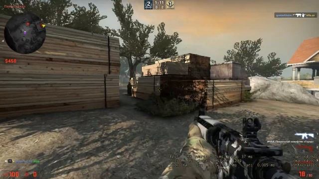 Небольшая Нарезка по Кс Го №1- игра в напарники с англичанином смотреть онлайн